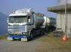 Karl Arne Vormestrand ved Bj�rn Hansen elementfabrikk p� Forsand. Bil : Scania R143.